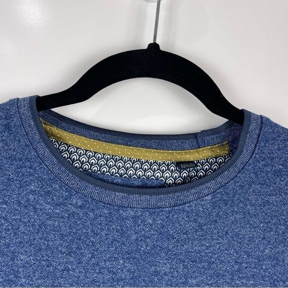 Ted Baker London Blue Pakella Long Sleeve Crewneck Sweater Men's Small Size 2 - Picture 2 of 8
